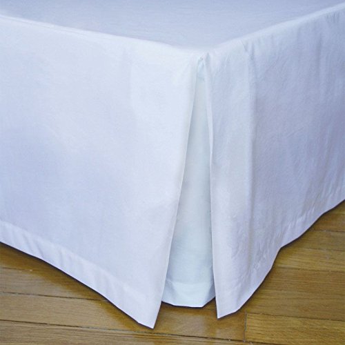 Liou Cache sommier percale plis creux blanc 200x200 ~ Liou code EAN 3700428310626 