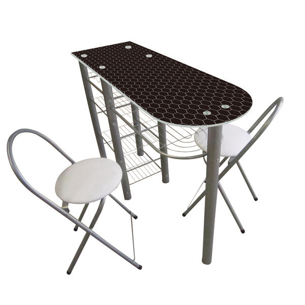 Ensemble de bar + 2 tabourets 3700442084398 (3700442084398)
