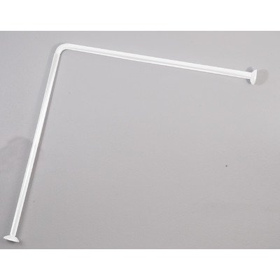 Ideko -Barre d'angle pour rideau de douche - 80...