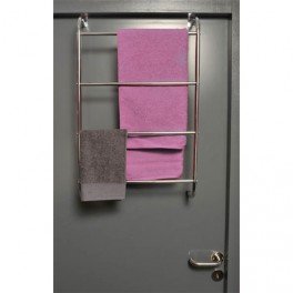 Porte-serviettes de porte - 4 barres - Métal Ch...