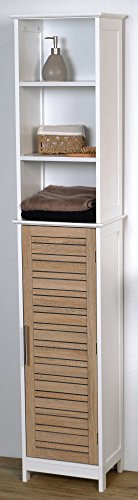 Meuble Colonne de salle de bain - 3 niches - As...