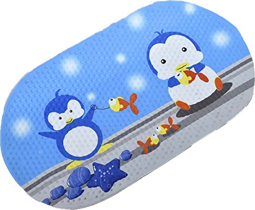 Tapis de fond de baignoire anti-dérapant Pingouin