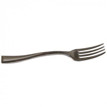 Fourchette cocktail en plastique argent 100 mm 3700466014364 MES VERRINES