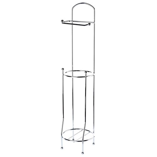 INSTANT D O Derouleur WC en Métal chromé avec réserve à rouleaux de papiers code EAN 3700472110036 