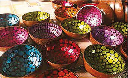  BOL EN NOIX DE COCO DÉCORÉ code EAN 3700492865947 