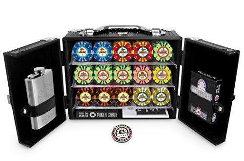 Coffret Tanker Legend of Poker 300 jetons (noir)