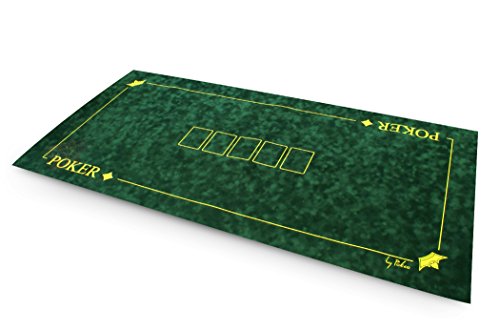 Tapis suédine Texas Poker 120x60 (vert)