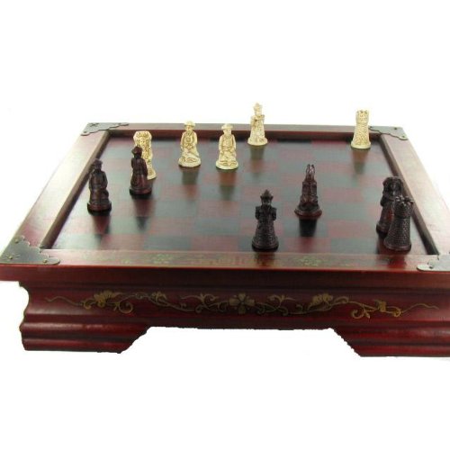 TABLE DE JEU D'ECHECS - Style Coffret Chinois A...