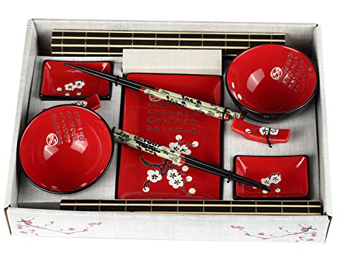 COFFRET REPAS spécial JAPONAIS - Motifs Fleurs ...
