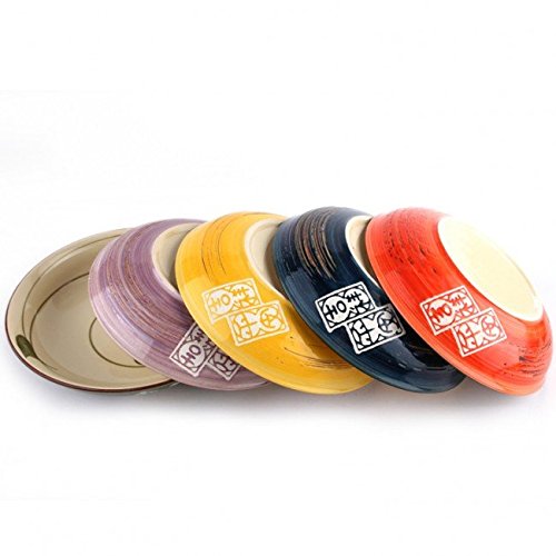 Série de 5 ASSIETTES - Design Japonais Epuré et...