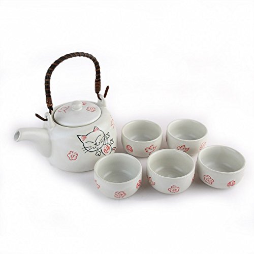 SERVICE à THé Motif MANEKI NEKO - Le Chat Japon...