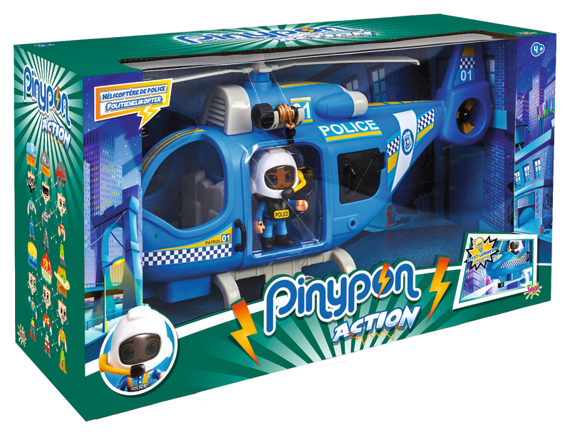 PINYPON ACTION VÉHICULE D'INTERVENTION : HÉLICOPTÈRE PINYPON ACTION code EAN 3700514320850 