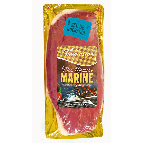  MAGRETS DE CANARD ASSAISONNÉS À LA FLEUR DE SEL code EAN 3700518708203 