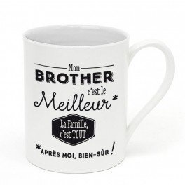 Créa-Bisontine Mug céramique mon brother c'est le meilleur créa-bisontine code EAN 3700532197113 