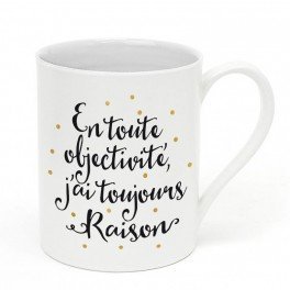 Créa-Bisontine Mug céramique: J'ai toujours raison créa-bisontine code EAN 3700532197137 
