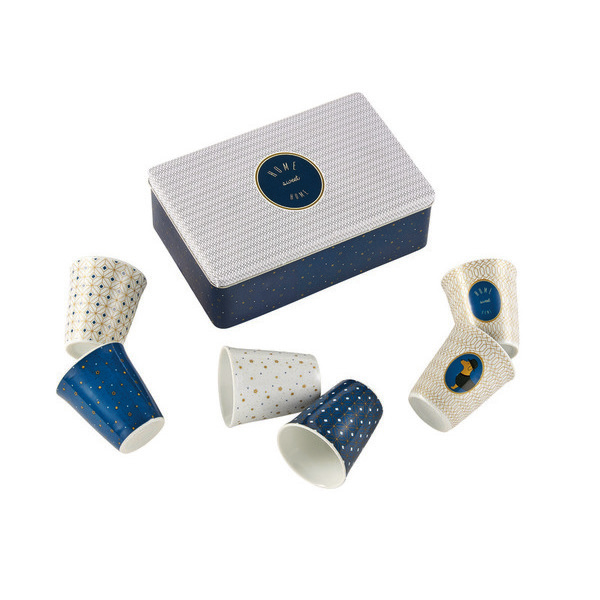 Coffret boîte à sucre avec 6 Tasses à expresso  3700551122073 (3700551122073)