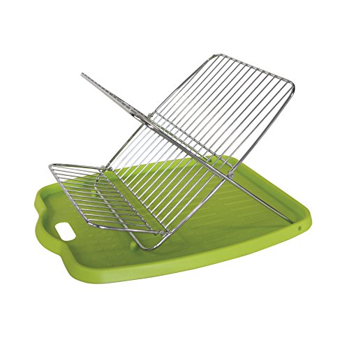 Glo3612 egouttoir design pliable plastique vert...