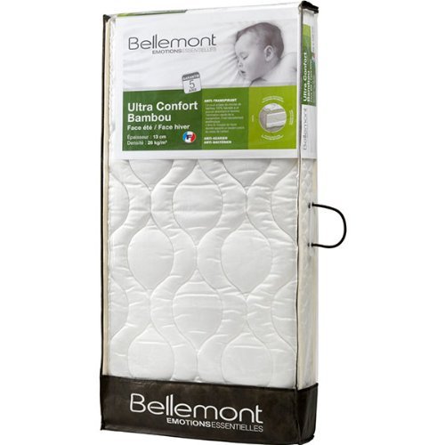 Matelas ultra confort bambou clim 60 x 120 épai...