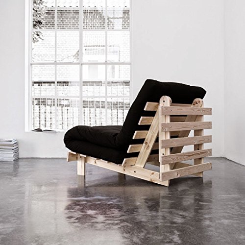 Structure Futon en Bois Naturel 90x200