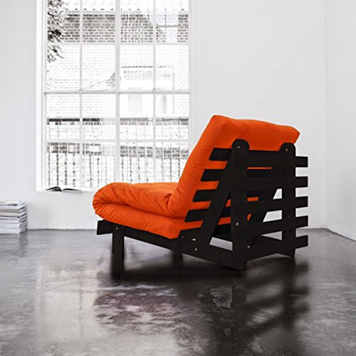 Structure Futon en Bois Wengé 160x200