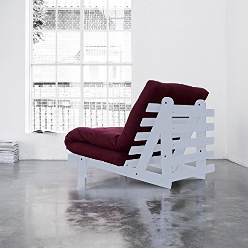 Structure Futon en Bois Gris Clair 90x200