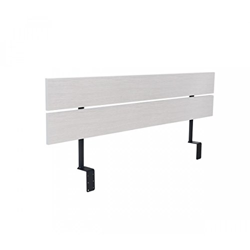 Tête de Lit 2 Pans Someo Imitation Frêne Blanc