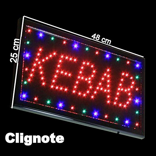 HAIRY Enseigne Lumineuse "KEBAB" code EAN 3700606436469 