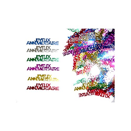 - confettis de table joyeux anniversaire (14 gr)