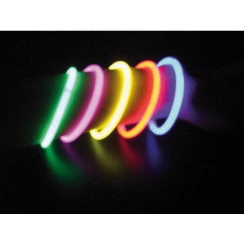 Tube de 100 bracelets lumineux