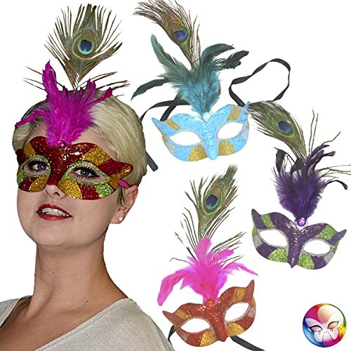 Palais De La Fête - Loup Oiseau De Paradis Plum...