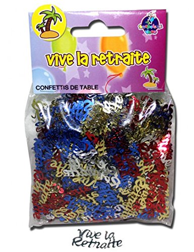 - sachet de confettis vive la retraite 14 gr