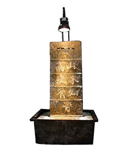 Zen'Light Amitié Fontaine d'Intérieur Gris/Noir...