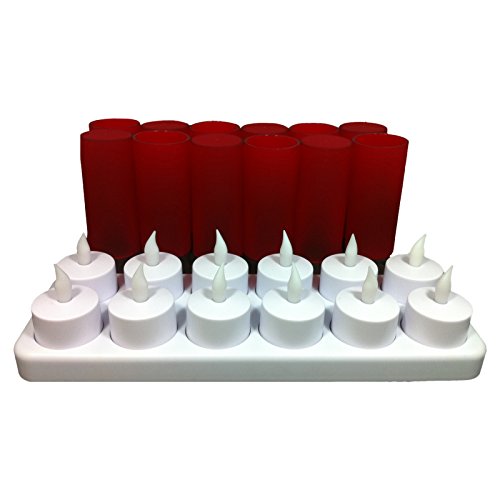 Zen'Light SCLR12R Set de 12 Bougies LED Recharg...