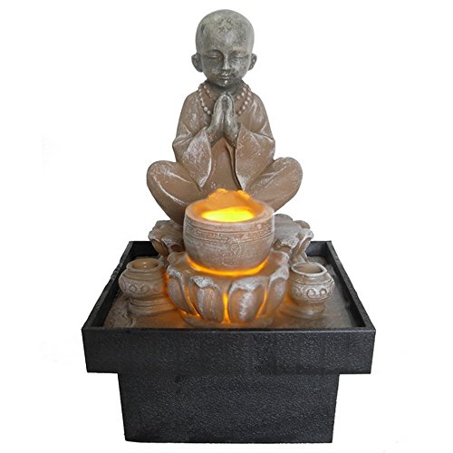 Scfrby2 tibet fontaine d'intérieur beige/noir 1...
