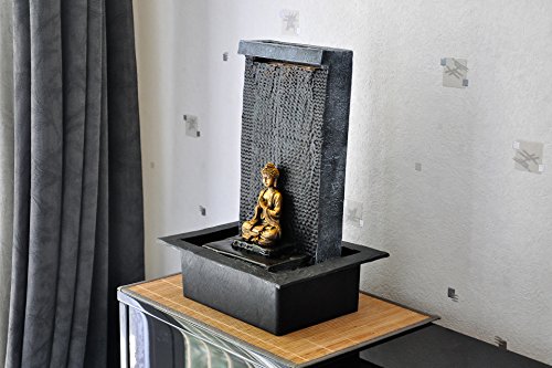 Zen'Light ZENITUDE Fontaine Polyrésine Noir 31 ...