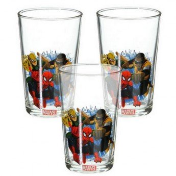 - spiderman verre 23,7cl x 3 - transparent