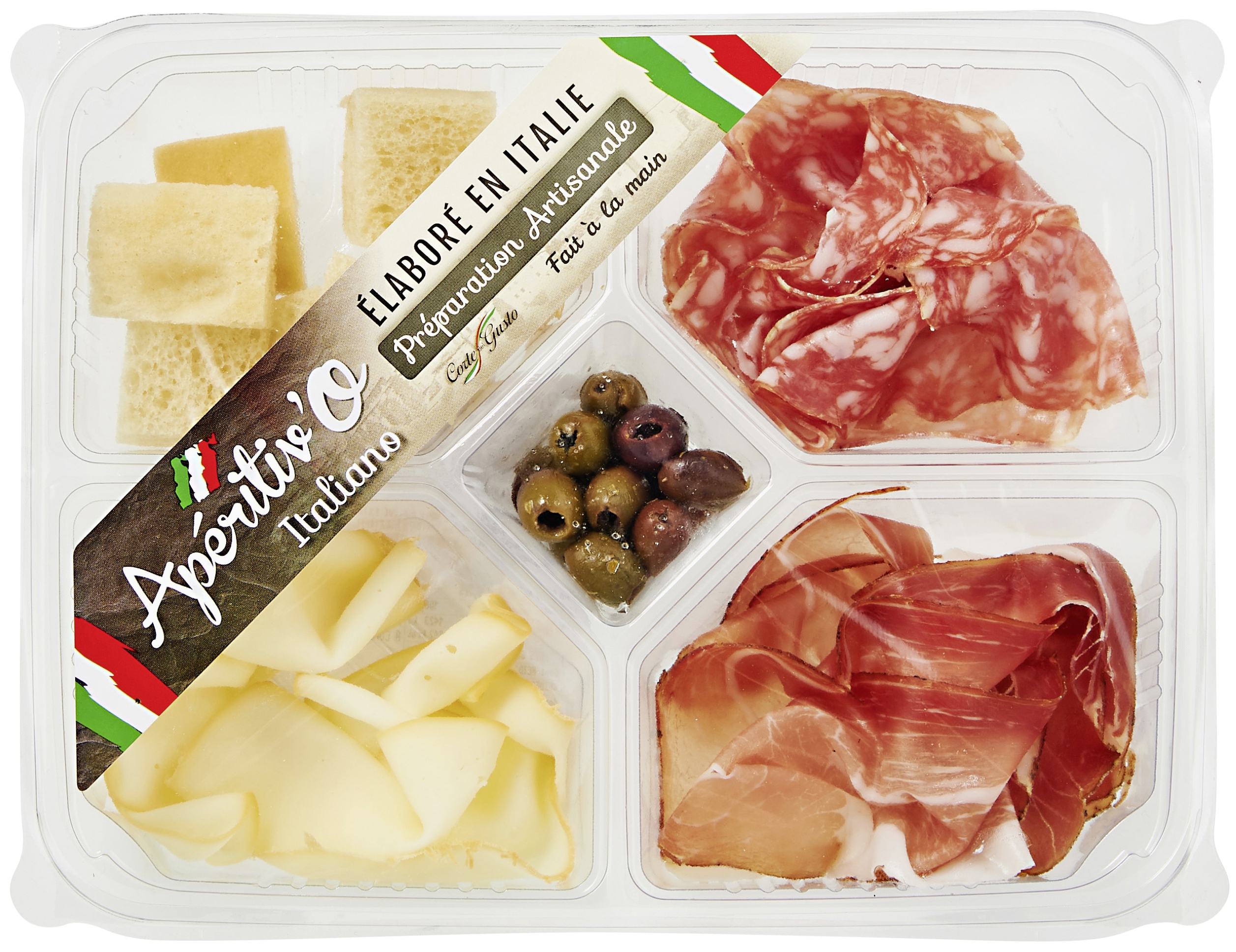 Plateau apéritif Italiano (speck, saucisson de ...