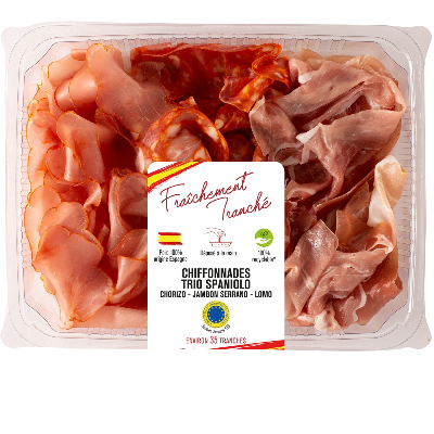 CORTE DEL GUSTO Plateau trio spaniolo chiffonade code EAN 3700656405545 