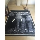 Tapis safari éléphant 120x160 cm