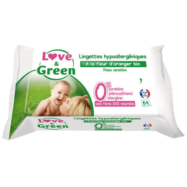  SUR LA GAMME TOILETTE BÉBÉ LOVE & GREEN code EAN 3700668700379 