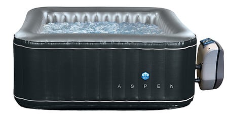 POOLEX Spa gonflable Aspen - 4 places - Carré -...