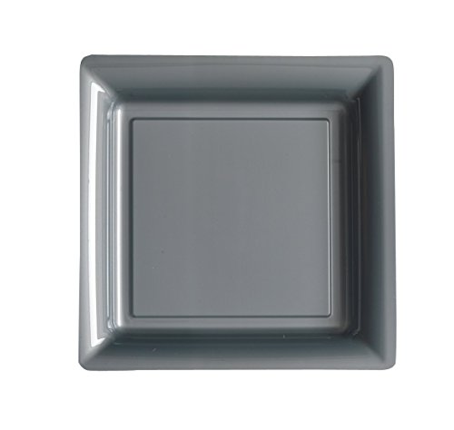 Assiette carrée plastique 18 x 18 cm ( lot de 1...