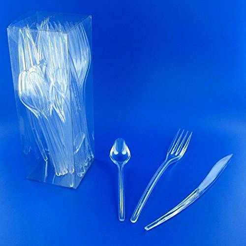 30 COUVERTS CRISTAL - TRANSPARENTS