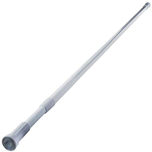 140096 barre douche aluminium blanc 140 x 2,2 x...