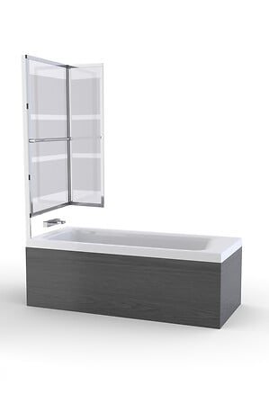 AURLANE AURLANE Pare baignoire 1 volet 130x104cm code EAN 3700710217480 