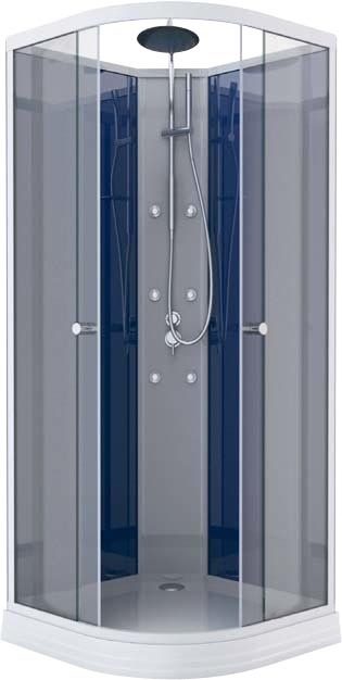 CABINE DE DOUCHE HYDROMASSANTE NIGHT BLUE 2 3700710227748 (3700710227748)