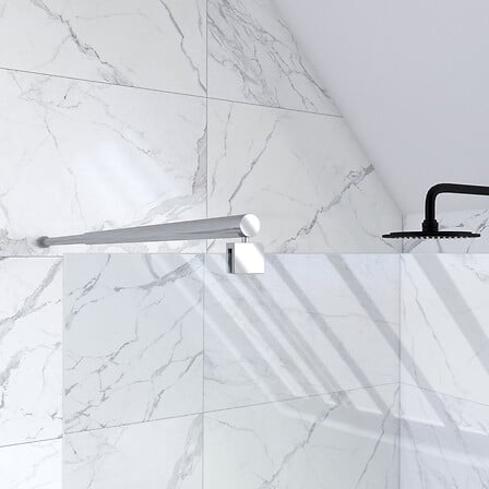 Pack paroi de douche TRANSPARENT 80x200 cm prof...