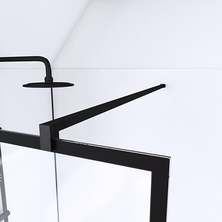 AURLANE Paroi de douche a l'italienne - 100x200 cm VERRE TRANSPARENT  ... code EAN 3700710245506 