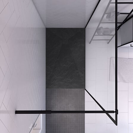 Paroi de douche 140x200 + receveur a poser 140x...
