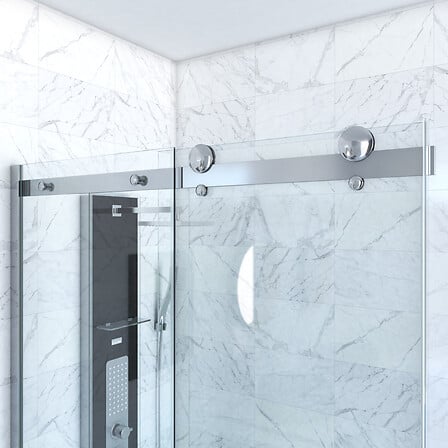 AURLANE PAROI PORTE DE DOUCHE COULISSANTE + RET...